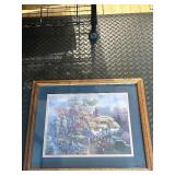 Set of 3 Framed Art Prints with Wood Frames