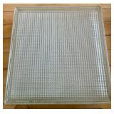 Set of 4 Vintage Glass Blocks for Masonry or Decorative Use #1