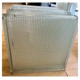 Set of 4 Vintage Glass Blocks for Masonry or Decorative Use #2