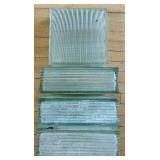 Set of 4 Vintage Glass Blocks for Masonry or Decorative Use #3