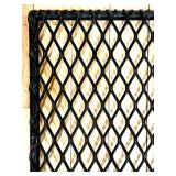 Pair of Heavy Duty Metal Mesh Grates with Framed Mirror Panel