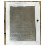 Pair of Heavy Duty Metal Mesh Grates with Framed Mirror Panel