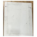 Pair of Heavy Duty Metal Mesh Grates with Framed Mirror Panel