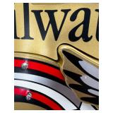 Pair of 1991 Old Milwaukee Genuine Draft Beer Signs (Lighting Components Missing)