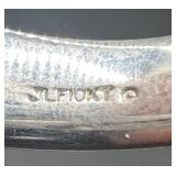 10KT White Gold Diamond Band Ring, Size 10.5