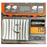 10KT White Gold Diamond Band Ring, Size 10.5