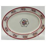 Haviland France Rosemont Porcelain Dinnerware Set with Floral Pattern and Gold Trim