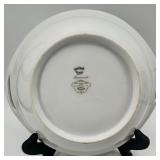 Haviland France Rosemont Porcelain Dinnerware Set with Floral Pattern and Gold Trim