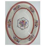 Haviland France Rosemont Porcelain Dinnerware Set with Floral Pattern and Gold Trim