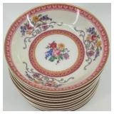 Haviland France Rosemont Fine China Dinnerware Set with Pink Trim