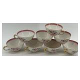 Haviland France Rosemont Fine China Dinnerware Set with Pink Trim
