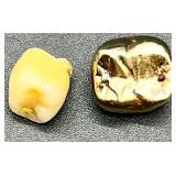 Gold Dental Crown with Natural Tooth Core 3.13g