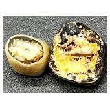 Gold Dental Crown with Natural Tooth Core 3.13g