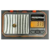 Gold Dental Crown with Natural Tooth Core 3.13g