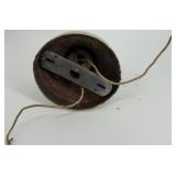 Lot of 2 Vintage Art Deco Pink Glass Ceiling Light Shades with Mounting Fixture