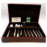 First Love - Rogers Bros. Silverplate Flatware Set in McGraw Chest