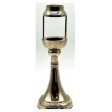 Decorative Lot with Glass Hen Dish, Metal Tealight Lamp, and Nicole Miller Frame