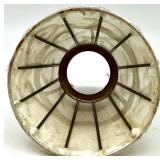 Decorative Lot with Glass Hen Dish, Metal Tealight Lamp, and Nicole Miller Frame