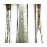 Assorted Silverplate and Stainless Flatware Collection with Wooden Storage Case