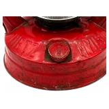 Pair of Vintage Dietz Oil Lanterns Red and Blue NY USA