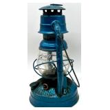 Pair of Vintage Dietz Oil Lanterns Red and Blue NY USA