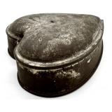 Set of 7 Vintage Heart-Shaped Metal Cake Pans and Molds