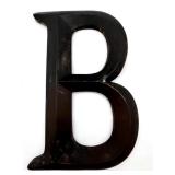 Set of 3 Large Distressed Wood BAR Letters Wall Decor