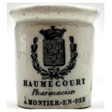 Vintage Pharmacy Memorabilia Collection with Ephemera, Pens and Apothecary Pot