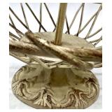 Vintage 3-Tier Metal Stand with Robinson Ransbottom Stoneware Crock and 2 Miniature BI Jars