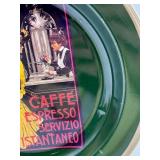 Set of 3 Decorative Tableware Pieces - Floral Vase, Poppy Cake Stand, Vintage Espresso Plate