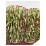 Set of 3 Decorative Tableware Pieces - Floral Vase, Poppy Cake Stand, Vintage Espresso Plate