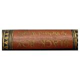 Vintage Books Collection with Heart-Shaped Box and Amber Glass Dish