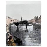 Collection of 3 Irish Art Prints Including Hand-Colored Scenic and Celtic Designs