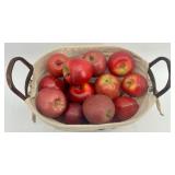 Vintage James Buchanan Green Bottle with Cork-N-Seal and 2 Large Glass Jars