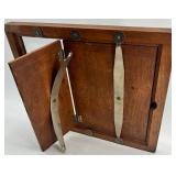 Antique Double-Sided Wooden Contact Printing Frame with Hinged Back