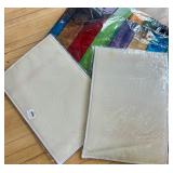 NEW Set of 4 Colorful Multi-Size Floor Mats with Striped Design