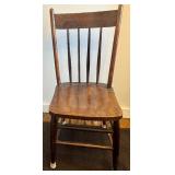 Vintage Wooden Spindle Back Dining Chair