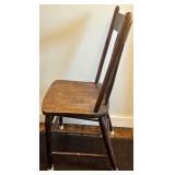 Vintage Wooden Spindle Back Dining Chair