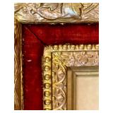 Victorian Portrait of Susan Corrigan in Ornate Gold Gilt Frame