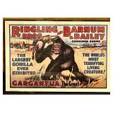 Ringling Bros Barnum & Bailey Gargantua the Great Circus Poster Reproduction