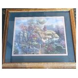 Set of 3 Framed Art Prints with Wood Frames