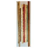 Collection of 10 Vintage Advertising Yardsticks