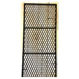 Pair of Heavy Duty Metal Mesh Grates with Framed Mirror Panel