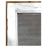 Pair of Heavy Duty Metal Mesh Grates with Framed Mirror Panel