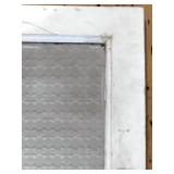 Pair of Heavy Duty Metal Mesh Grates with Framed Mirror Panel