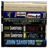 Collection of 25 Hardcover and Softcover Mystery and Fiction Books
