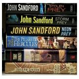 Collection of 25 Hardcover and Softcover Mystery and Fiction Books