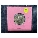 1911 British Gold Sovereign Coin 0.2354 Oz. of Gold