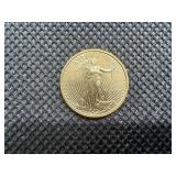 2022  $5.00 Gold Eagle (1/10 Ounce) of .999 Gold