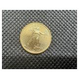 2022  $5.00 Gold Eagle (1/10 Ounce) of .999 Gold